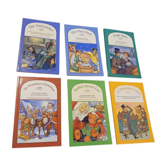 Vtg 1995 DreamHouse The Stocking Stuffer Christmas Pop-Up Book Collection READ - Picture 1 of 9